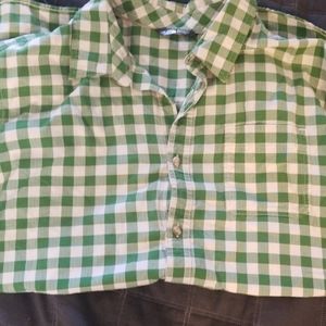 North Face long sleeve button up